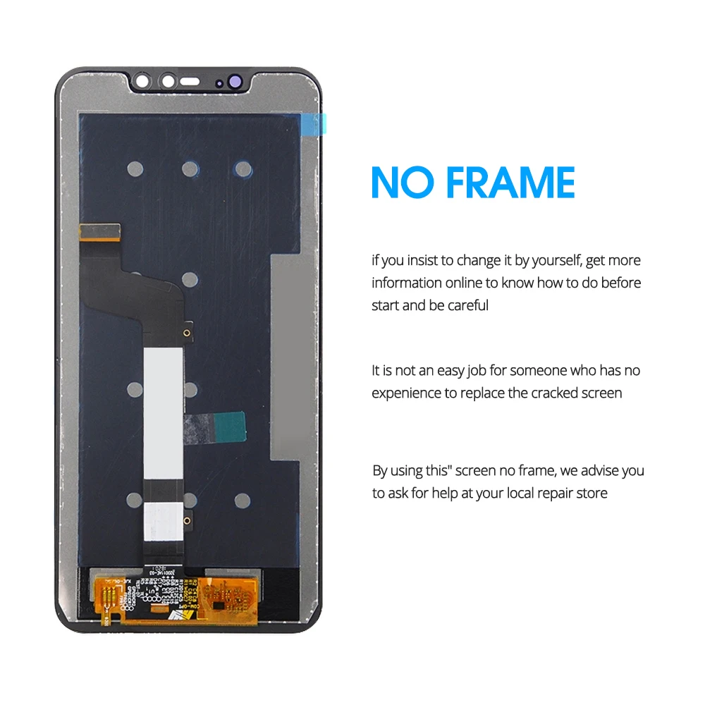 6.26 colių Juoda lcd Xiaomi Redmi 6 Pastaba Pro Pasaulinės LCD Ekranas Touch Asamblėjos LCD Ekranas Jutiklinis Ekranas Dalys