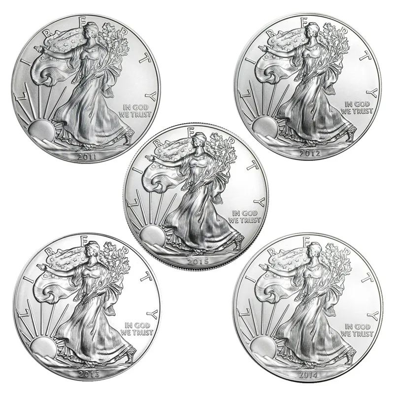 2011--2021 Jungtinių amerikos Laisvės Chllenge Moneta, Monetą 1 oz Bauda Sidabro Kolekcionuojamų Amerikos Monetų Dovanų Kolekcija