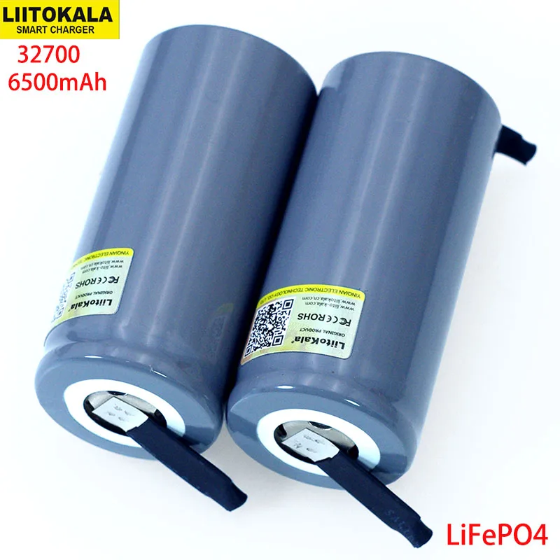 LiitoKala 3.2 V 32700 6500mAh LiFePO4 Baterija 35A Nuolat Išleidimo Didžiausias 55A Didelės galios baterija+PASIDARYK pats Nikelio lakštai
