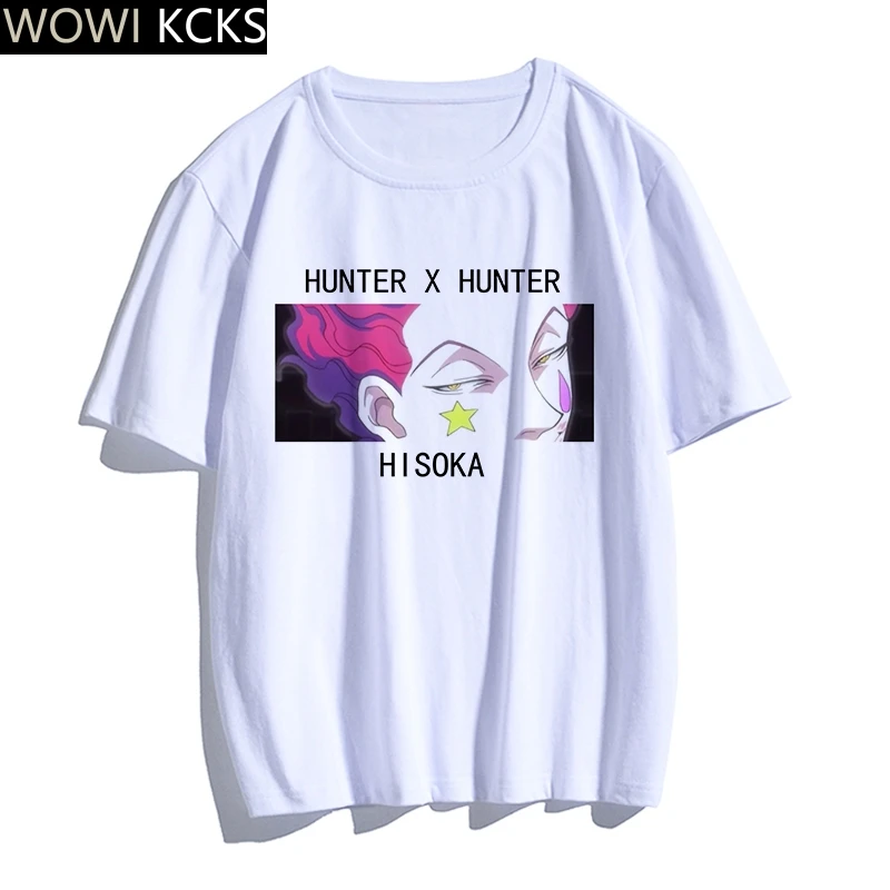 Hunter X Hunter Harajuku Hisoka Negabaritinių Anime Marškinėliai Vyrams Anime Vyras Marškinėliai Drabužių Estetinės Trumpomis Rankovėmis Marškinėlius Drabužiai