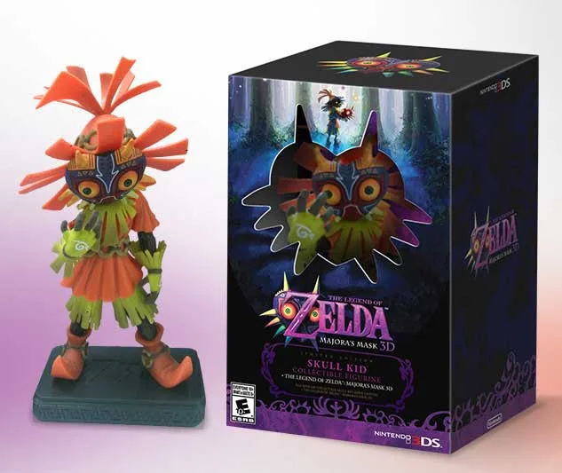 Legend of Zelda Majoras Kaukė 3D Limited-Edition Bundle - Nintendo Veiksmų Skaičiai Anime Anime brinquedos Kolekcijos Modelis žaislai