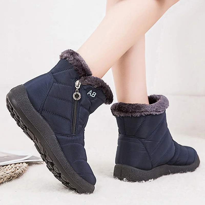 TIMETANG Moterų batai kailiniai batai šilti sniego batai, žieminiai batai moterims, vandeniui kamšalu batai, žieminiai batai womenfootwear
