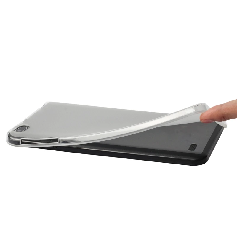 Tablet PC Silikono Atveju, 8 Colių Tpu Apvalkalas Anti-Apsaugos nuo Kritimo Galinį Dangtelį Tinka Teclast P80X