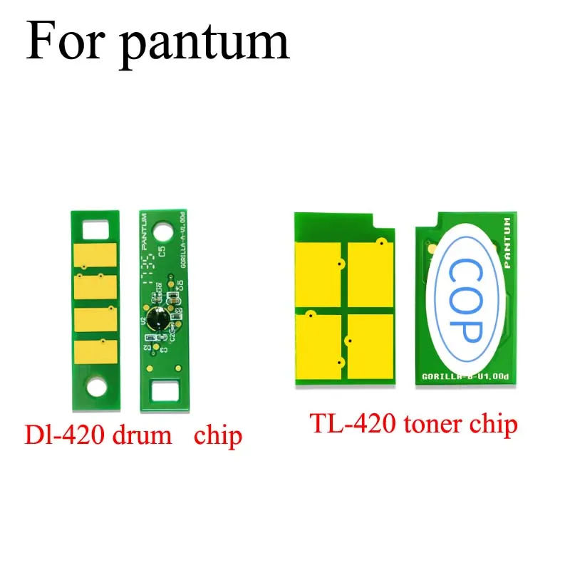 Suderinama būgno chip ir tonerio mikroschemą Pantum P3010D P3300DW M6700D M6700DW M7100 M6800FDW M7200 M7206 M7300 DL-420 TL-420 420X