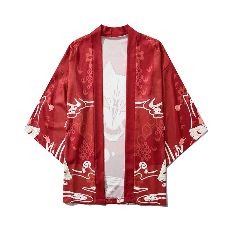 Kimonos Vyrų Japonijos Kimonos Tradicinių Vyrų Kimono Megztinis Vyrams Harajuku Streetwear Samurajus Vyrų, Moterų Vasaros Paplūdimio Kimono