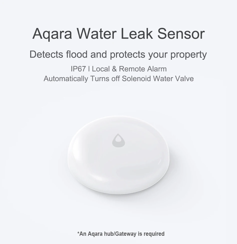 Aqara Smart Home Vandens Jutiklis IP67 atsparus Vandeniui Protingas Įrenginį, Panardinant Nuotolinio Stebėjimo, Signalizacijos Apsaugos Darbe Su MiHome APP