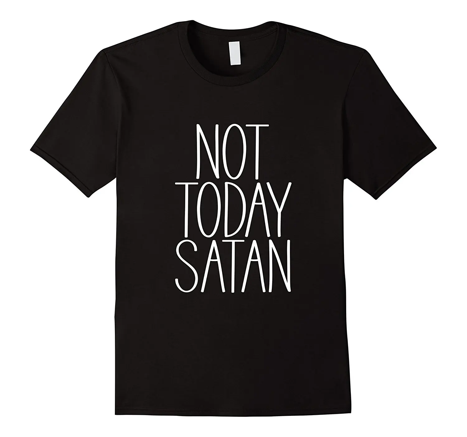 Ne Šiandien Šėtonas Marškinėliai Vyrams Naujas Dizainas Medvilnės Vyrų Marškinėliai, Projektavimas Trumpomis Rankovėmis, Medvilnės Marškinėliai Mados Hipster Viršuje Tee