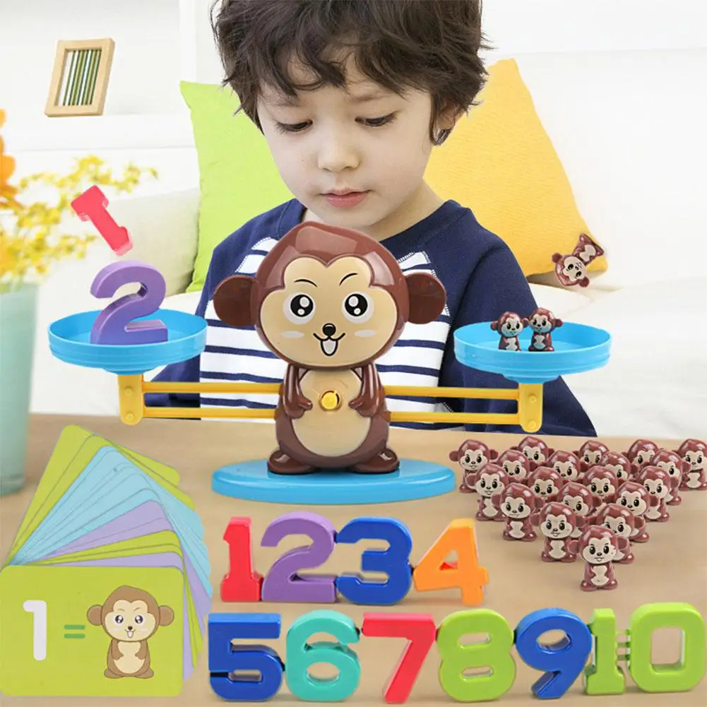 Vaikų Ankstyvojo Lavinimo Žaislas Gyvūnų Pusiausvyros Apimties Matematinių Skaitmeninės Be to, Skaičiavimo Mokymo Priemonė Vaikas Šeimos Stalo Žaidimas