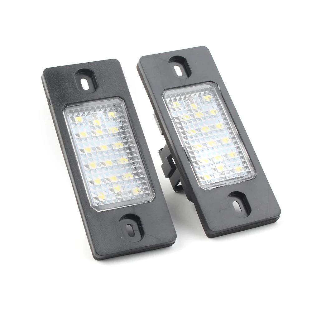 1 Pora Automobilių Balta LED Licenciją Plokštelės Šviesos Lempa 