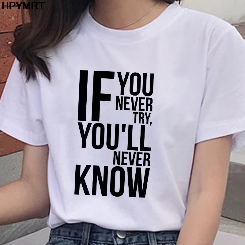 Marškinėliai Moterų gyvenimo Filosofija atspausdintas T-shirt Harajuku raidė T-shirt moterų baltos viršūnės naujas vasaros Marškinėliai moteriški drabužiai
