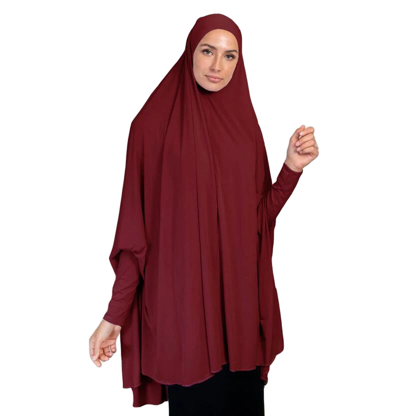 Musulmonų Moterys Didelis Hijab Šalikas Khimar Islamo Maldos Niqab Burqa Ilgai Negabaritinių Abaja Arabų, Artimųjų Rytų Drabužių Ramadanas Garbinti