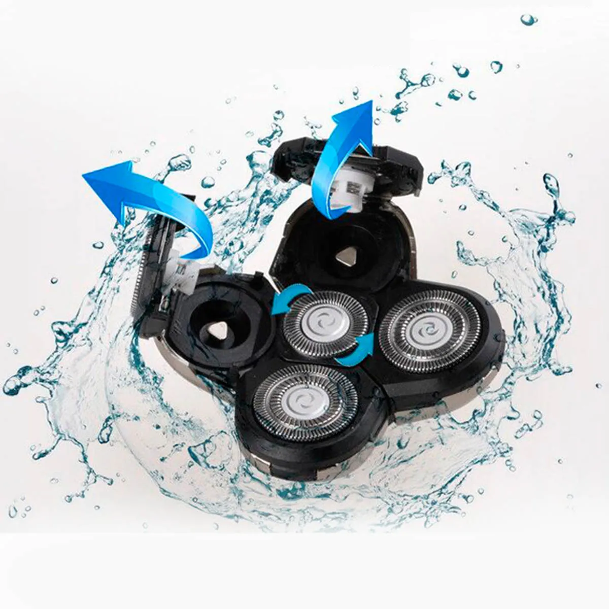 5 In 1, 5D Įkrovimo Plikos Galvos Elektrinį skustuvą, Wet&dry, Naudokite Vandeniui atsparus Universalus Plaukų Skustuvas Žoliapjovės Veido Valymo Šepetys