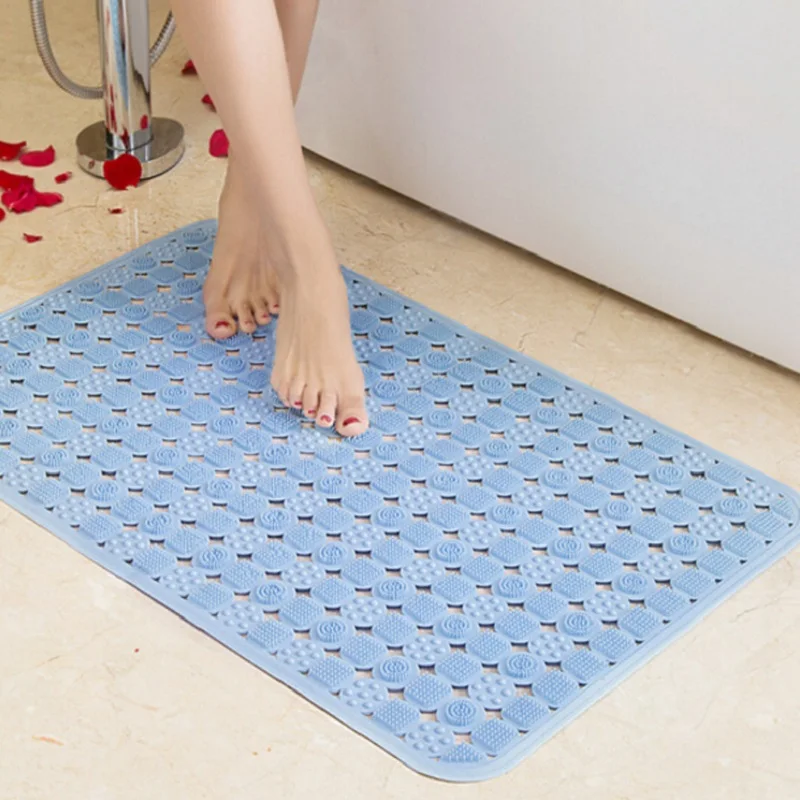 Vonios kambarys neslidus kilimėlis vonios, dušo didelio dydžio su siurbtuko masažas pėdos padas tualetas sanitarinių vandens grindų kilimėlis