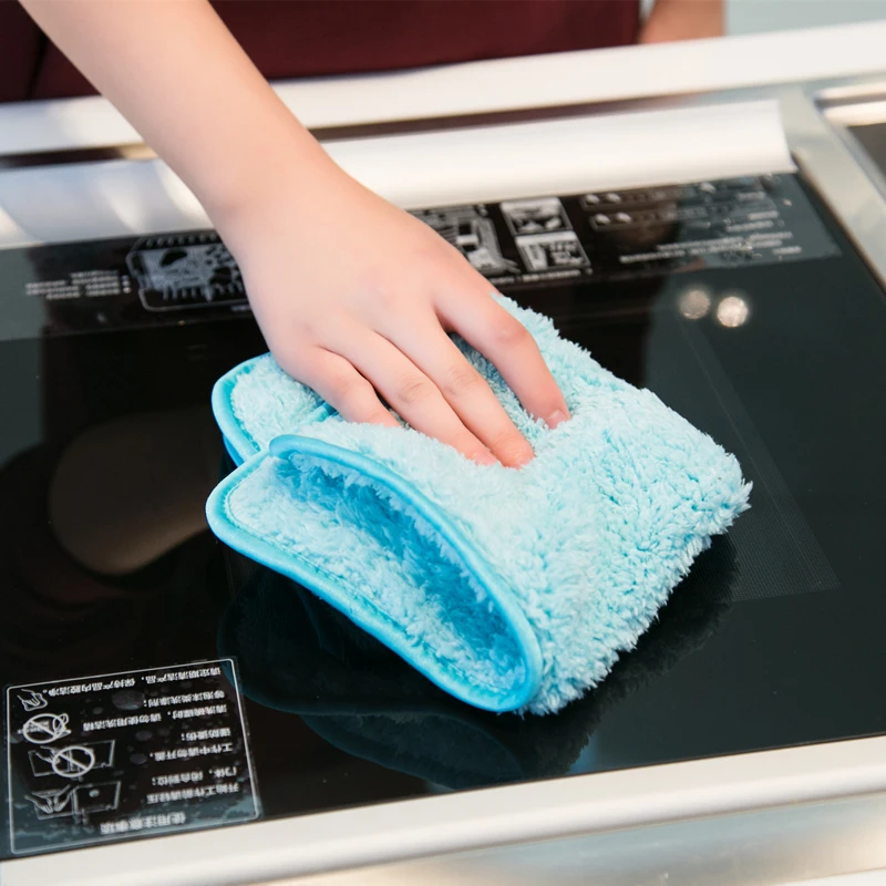 10VNT Purus skudurai, namų apyvokos valymo šluoste super absorbentas virtuvės rankšluosčiai mikropluošto vonios kambarys, pliušinis audinys dropshipping