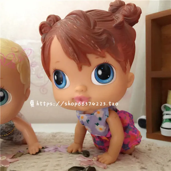 Originalus 2vnt/daug Didmeninės Kainos 16cm -17cm Cute Baby Doll, vaikų Gimtadienio Dovana žaislai, Mielas Lėlės Nemokamas Pristatymas