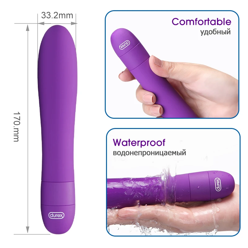 Durex Vibratoriai 2 Priedus G-Spot, Multi Greitis Silikono Vibratorius Klitorio Skatinti Massager Suaugusiems, Sekso Žaislai Moterims