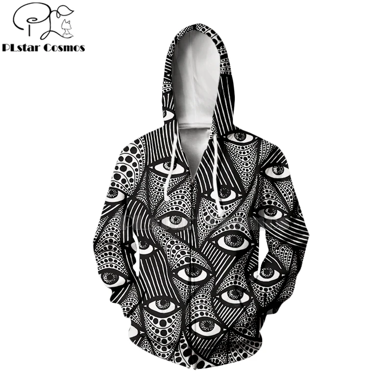 PLstar Kosmosas Hipių Mandala Trippy Abstrakčiai Psichodelinio akis 3d hoodies/Palaidinukė Žiemą, rudenį ilgomis rankovėmis streetwear-41