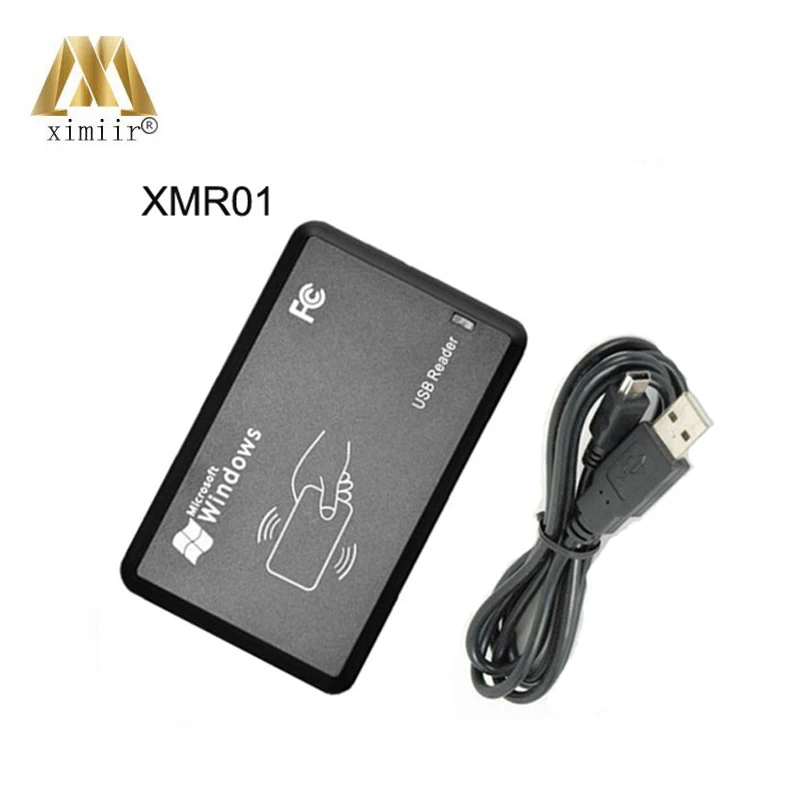Nemokamas pristatymas XMR01 USB skaitytuvas EM ID kortelių skaitytuvas 125KHZ RFID kortelių skaitytuvas patekimo kontrolės sistema
