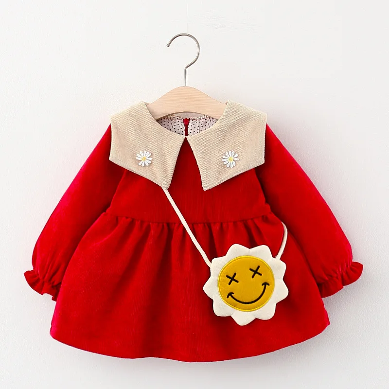 2020 m. Rudenį Kūdikiui Baby Girl Dress Drabužius Gimtadienio Princesė Suknelės Mergaitėms 0-2y Vestidos Naujagimių Vaikiška Suknelė Mergina Drabužių