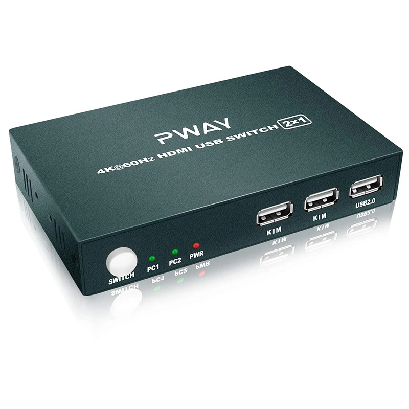 PWAY HDMI KVM Switch 2 Prievadas, 