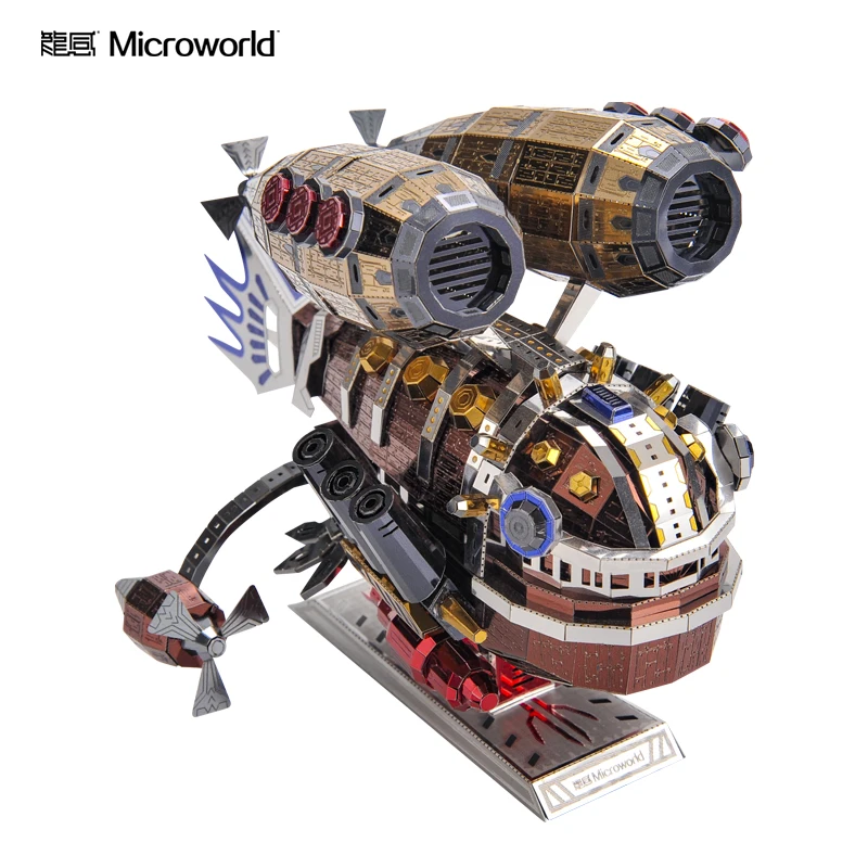Microworld 3D Metalo Įspūdį Banginis Bazės F009 
