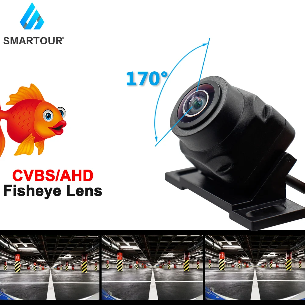 HD HAINAUT 1280x1080P 170 Laipsnių Fisheye Objektyvas Žvaigždės Naktinio Matymo Transporto priemonių Galinio vaizdo Atvirkštinio vaizdo Kamera CCD Automobilių Universalus Fotoaparatas
