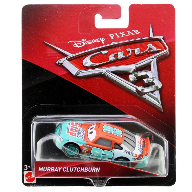 Originalus Disney Pixar Cars 3 Lieti Automobilių Modeliai 92# MURRAY CLUTCHBURN Greičio Iššūkis Juoda Audra Automobilių Žaislą Dovanų BRINQUEDO Presente