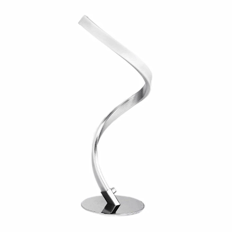 Kūrybos ES/JAV Kaištis Spiralinės LED Stalo Lempa Namų Kambarį staliukas Touch Naktį Šviesos Skaitymui Apdaila