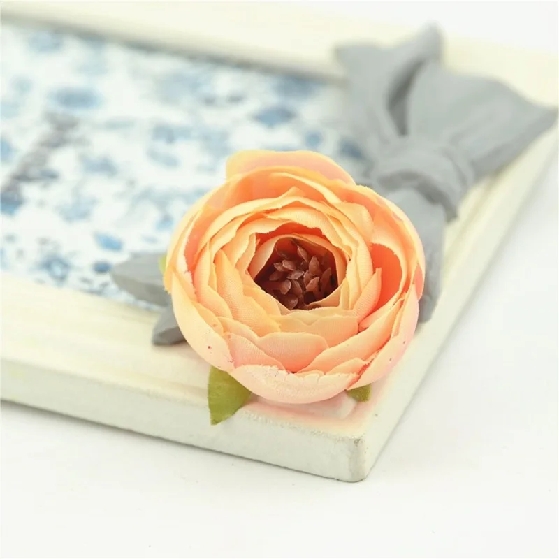 30pcs 4cm dekoratyvinis Mini Šilko Rožės Pumpuras Dirbtinis Scrapbooking Gėlių Galvos, Vestuvių Dekoravimas 