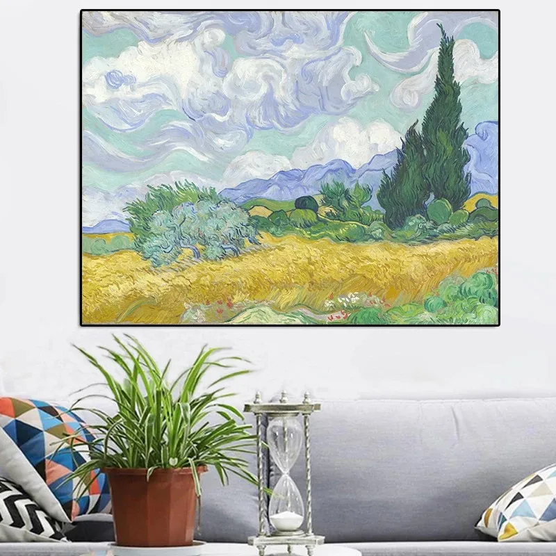 Van Gogho Darbai Saulėgrąžų Abstrakčiai A4 A3 A2 Naftos Tapyba ant Drobės, Plakatų ir grafikos Cuadros Sienos Menas Nuotraukas Kambarį
