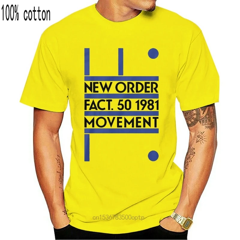 2020 juokingi marškinėliai vyrams suvenyrinius marškinėlius Nauja Tvarka, Tai 50 1981 Judėjimo T-Shirt