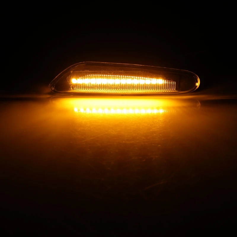 2vnt Pusės Žibintas, skirtas BMW E90 E91 E92 E93 E60 E87 E82 E46 LED Dinaminis Šoniniai Gabaritiniai Posūkio Signalo Lemputė Eilės Indikatorių Šviesos