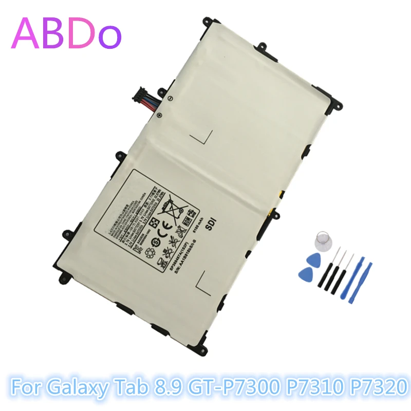 SP368487A(1S2P) Tablet Akumuliatorius Skirtas Samsung Galaxy Tab 8.9 (GT-P7300 P7310 P7320 6100mAh Pakeitimo Baterijos AAA Kokybės