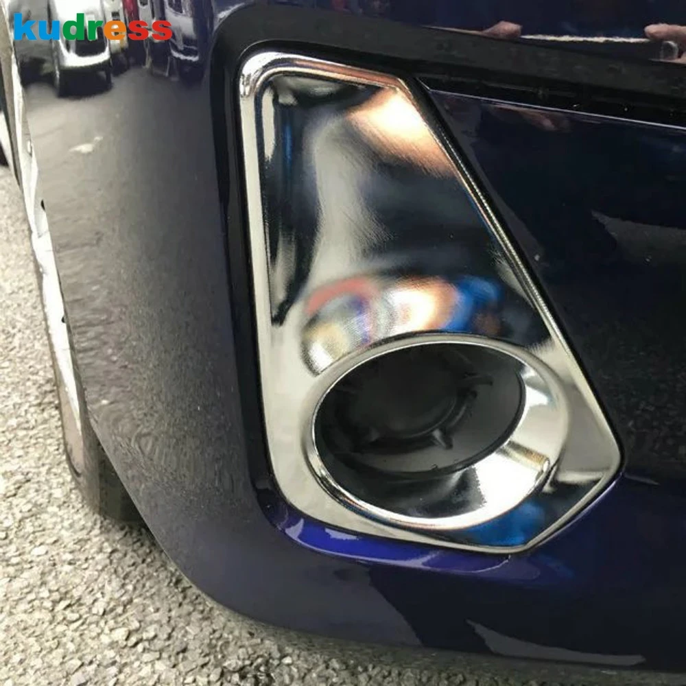 Dėl Nissan Serena C27. 2016 m. 2017 m. 2018 m. 2019 m. ABS Chrome Priekiniai Rūko šviesos Lempos Dangtelio Apdaila Foglight Rėmo Apdaila, Automobilių Optikos Reikmenys