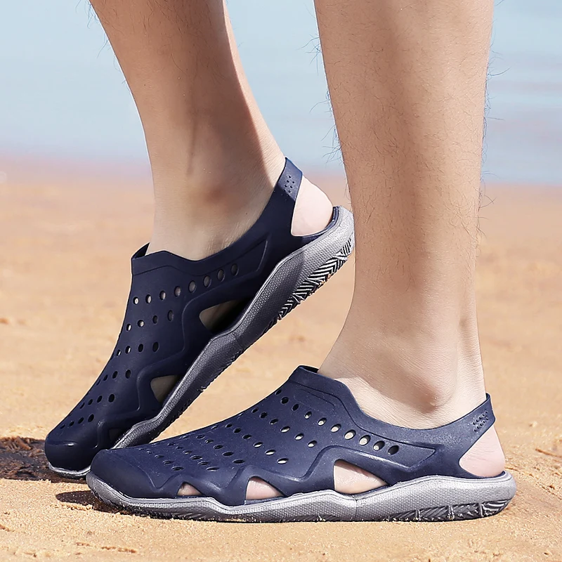 Vandens Batai 2019 Naujas Kvėpuojantis Vyrų Paplūdimio Sneaker Bateliai Paplūdimys, Žvejyba, Vandens Skyles Lauko Vasaros Sandalai Chaussures De Patinage