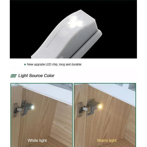 10/30/50cs LED Smart Touch Induction Kabinetas Šviesos Spintos Vidinių Vyrių Lempos Šviesos Jutiklis Nakties Šviesos Spinta Spinta