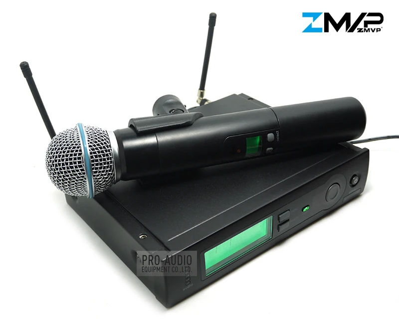 UHF Profesinės SLX24 BETA 58 Bevielis Mikrofonas Bevielis Karaoke Sistema Su 58A Rankinį Siųstuvą Juosta L4 638-662Mhz