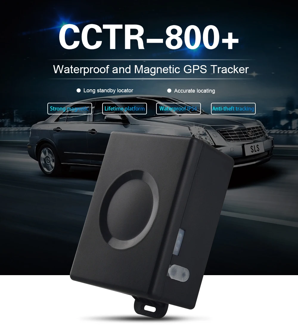 Ilgas Budėjimo Laikas Vandeniui Stiprus Magnetas GPS Tracker Automobilių Sekimo Įrenginys CCTR-800 Plius/cctr800+ Gyvenime Free Web APP Stebėjimą