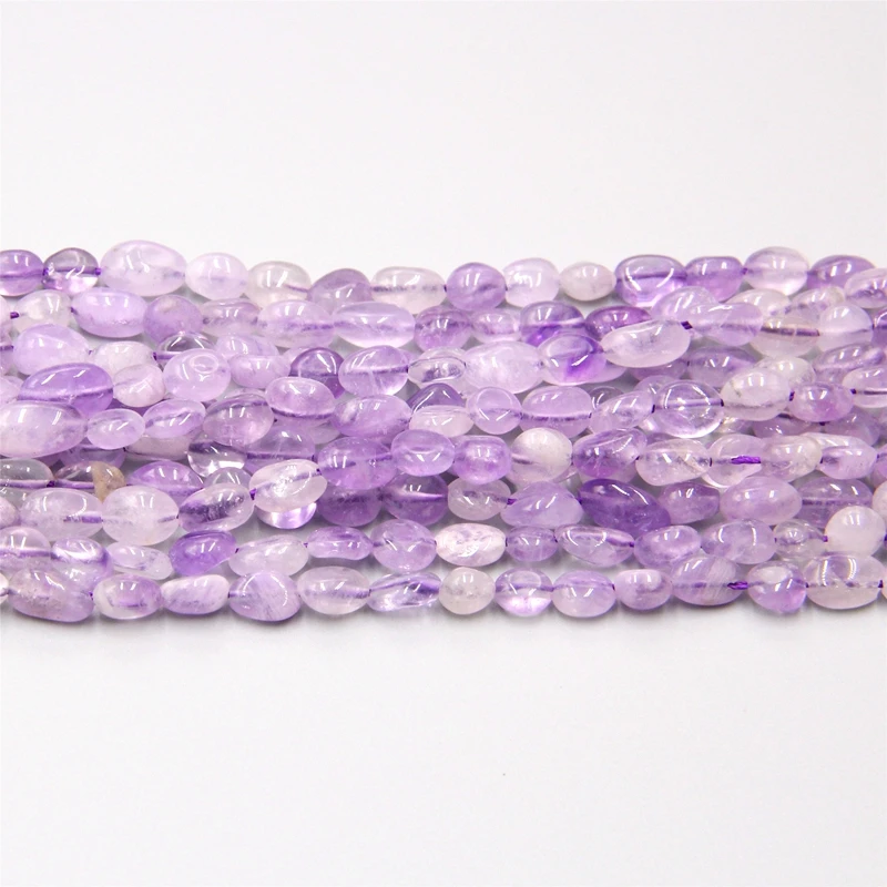 Gamtos Amethys Nereguliarus Prarasti Karoliukai Violetinė Crystal 6-8mm Akmens Karoliukai Moterų Papuošalai Priėmimo 