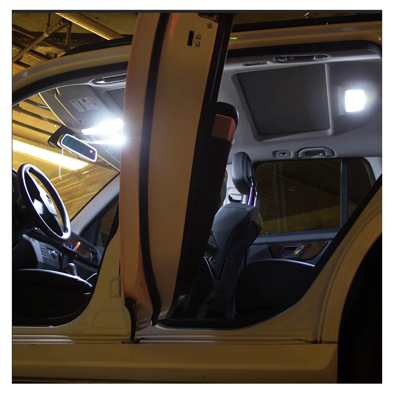 15 Lemputes Baltos spalvos Interjeras, LED Automobilių Skaitymo Dome Light Kit Tinka 1999-2007 2008 M. 2009 M. 2010 M. Ford Ekspedicija Duris Krovinių Licencijos Lempos