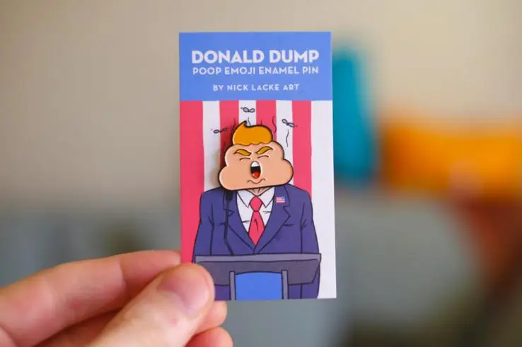 2vnt 3cm Donald Trump Veiksmų skaičius, žaislų.Lieti mėšlo koziris medžiaga pin pokštas žaislas