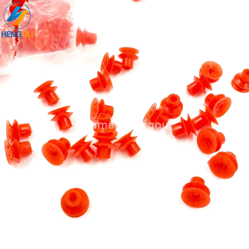 100 vienetų nemokamas pristatymas Juoda guma gyvis Raudona gumos gyvis Ryobi mašina 20x16x6mm ofsetinės spaudos mašinų dalys