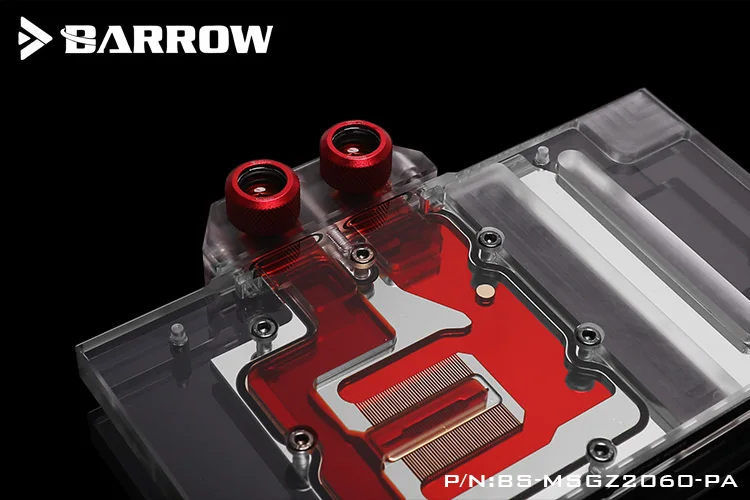Barrow pilnas draudimas GPU Vandens Blokas MSI RTX 2060 ŽAIDIMŲ Z 6G VGA BS-MSGZ2060-PA