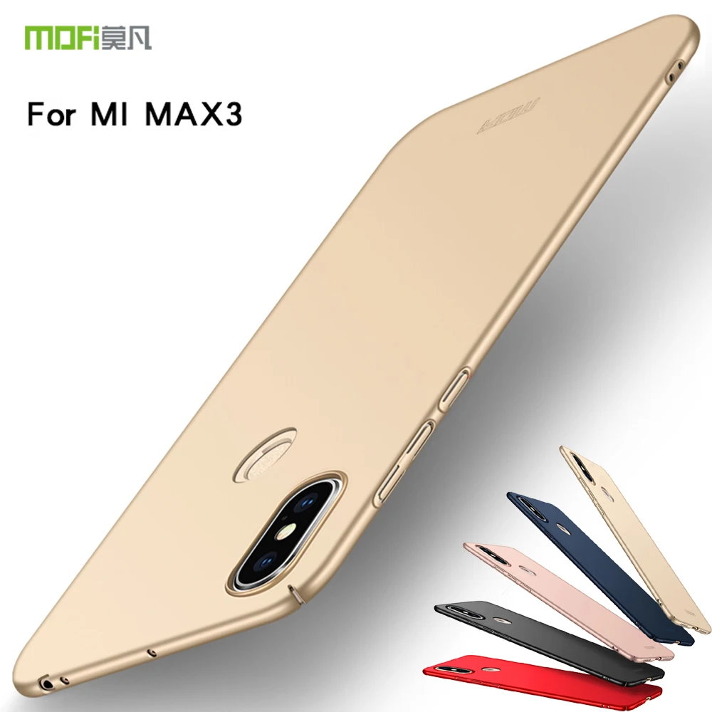 Už Xiaomi Mi Max 3 Max3 Padengti Atveju Originalus MOFI Sunku Atveju Xiaomi Mi Max 3 Max3 Galinio Dangtelio Aukštos Kokybės Telefono Apvalkalas