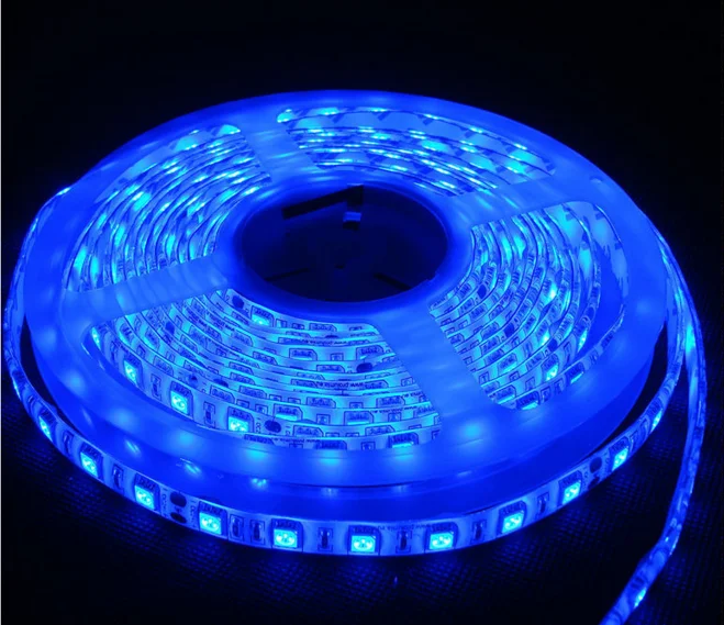 LED Juosta SMD5050 RGBW 12V arba 24V lankstus šviesos RGB+Balta /Šiltai Balta/Šaltai Balta 60Leds vandeniui ne vandeniui Juostelės