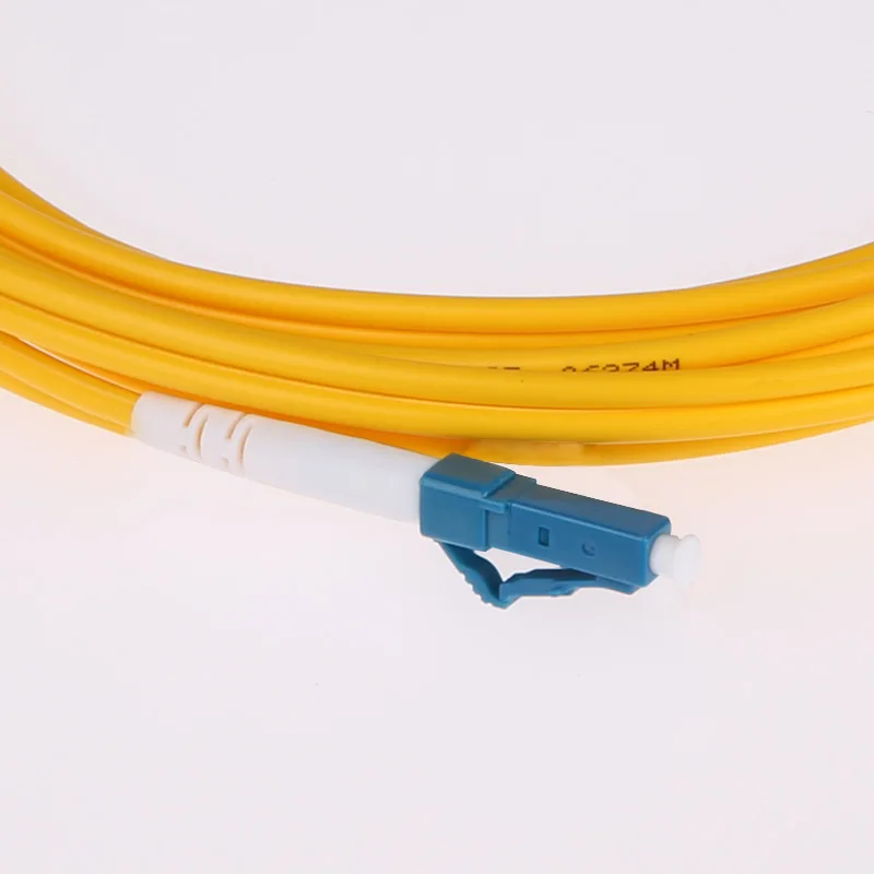 100 VNT Didmeninės užsakymą LC Fiber Optic patch cord vienos rūšies simplex Optinis jumper kabelis, sm 1 3 5 10 20 100 metrų Ftth