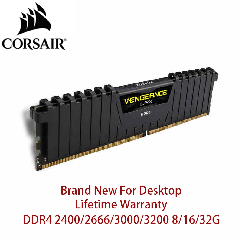 Nauja/Panaudota DDR4 RAM 8/16/32GB 2400/2666/3000/3200 Visiškai Suderinama Atminties Modulis Kompiuterio Darbalaukio Nemokamas Pristatymas PC Atmintį