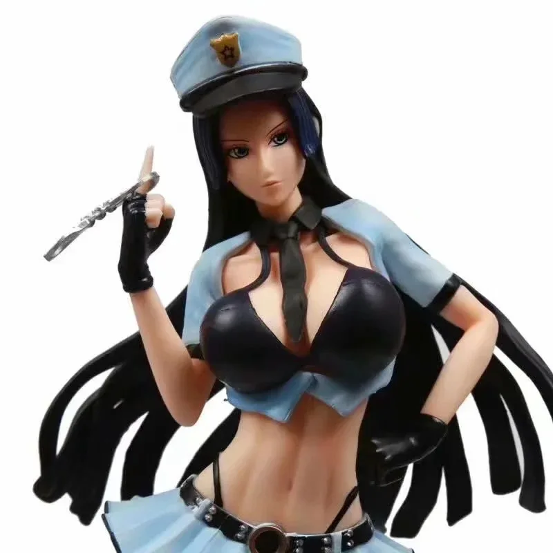 Vienas Gabalas GK Boa MINI Hancock Policijos uniformą Seksuali Mergina Pav 32CM Anime Pav PVC Veiksmų Skaičius, Modelis Žaislų Kolekcijos Lėlės Dovana