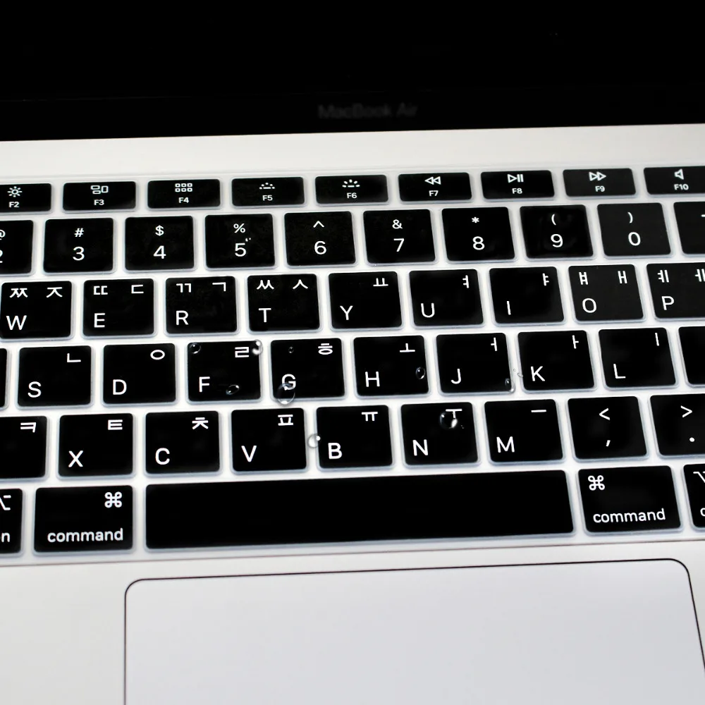 Redlai Slim JAV Versija korėjos klaviatūros Viršelis Macbook Air 13 2018 su Touch 