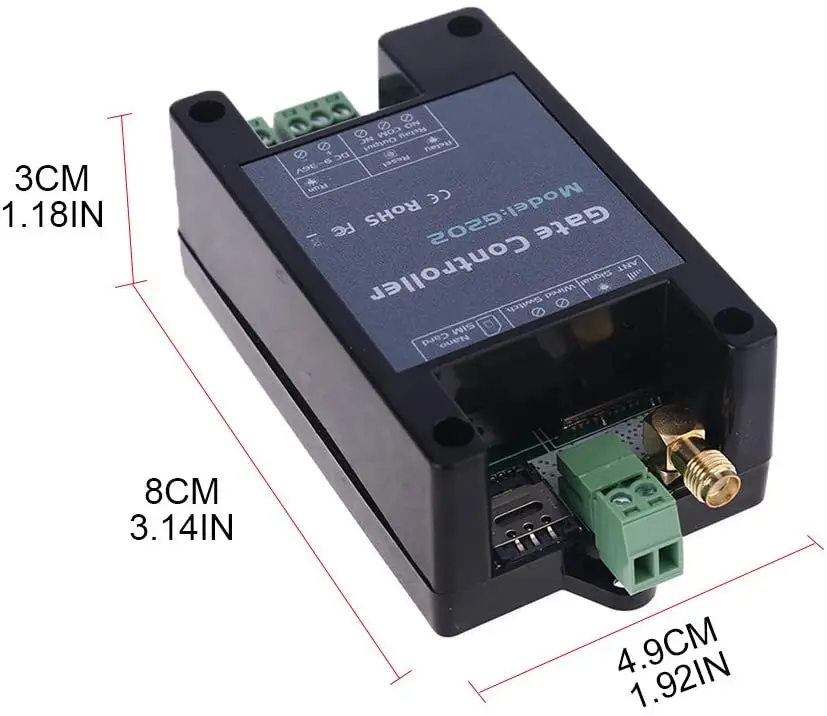 GSM 2G, 3G nuotolinio valdymo Relės Perjungimas Prieigos Kontrolės G202 (Pakeisti RTU5024) už stumdomos sūpynės, garažo vartai opener APP SMS kontrolė